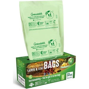 image:imageUNNI Compostable Trash Bags 3 Gallon  1135 Liter 100 Count Extra Thick 071 Mil Small Kitchen Food Scrap Bin Liners Certified by BPI CMA amp OK compost HOME Meets the ASTM D6400 Standard33 Gallon